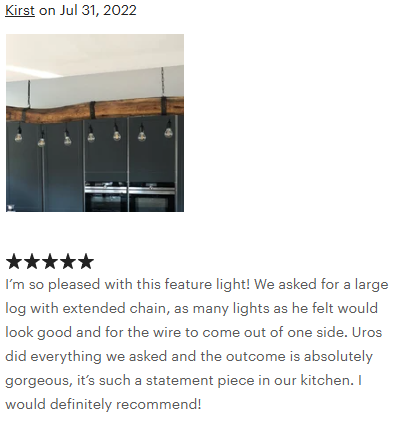 ReCraf Rewiev Barnwood chandelier